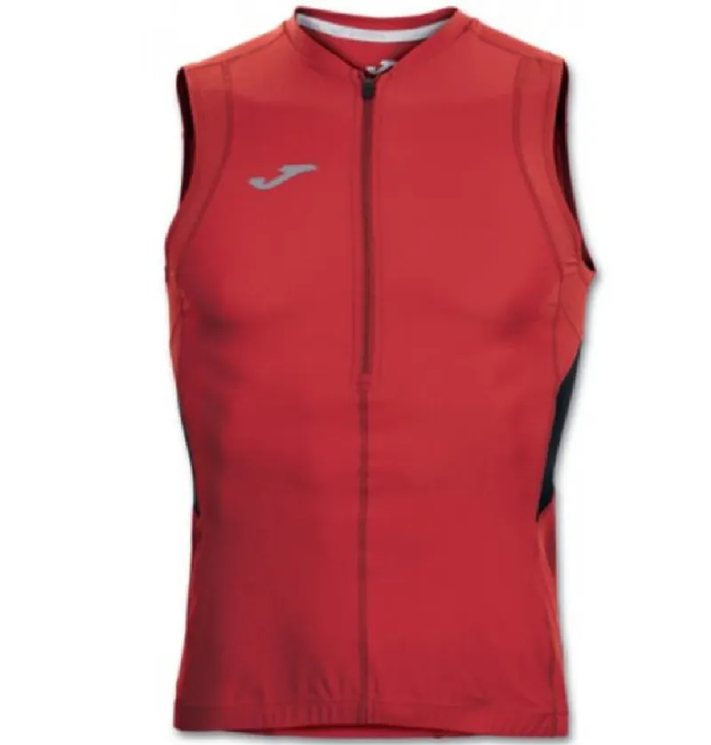 Joma T-Shirt Duathlon Sleeveless Red S